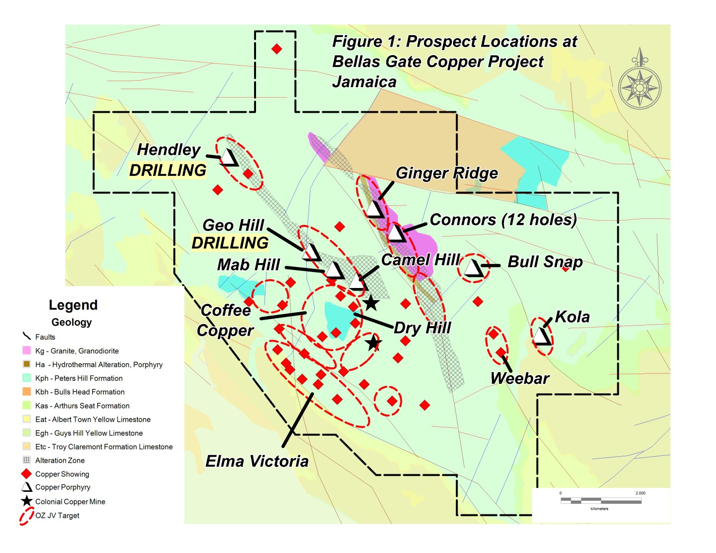 Exploration Update at Carube/Miocene's Bellas Gate Copper/Gold Project